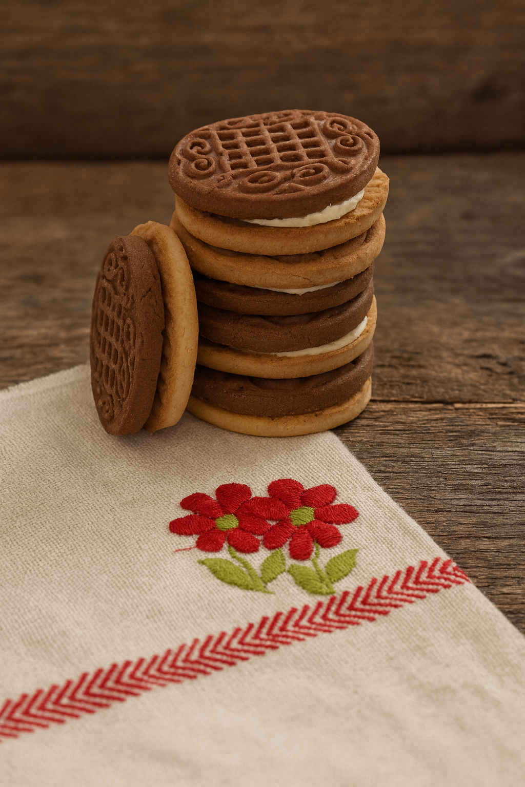 Biscuiți Sandvis cu crema - 0,8 kg