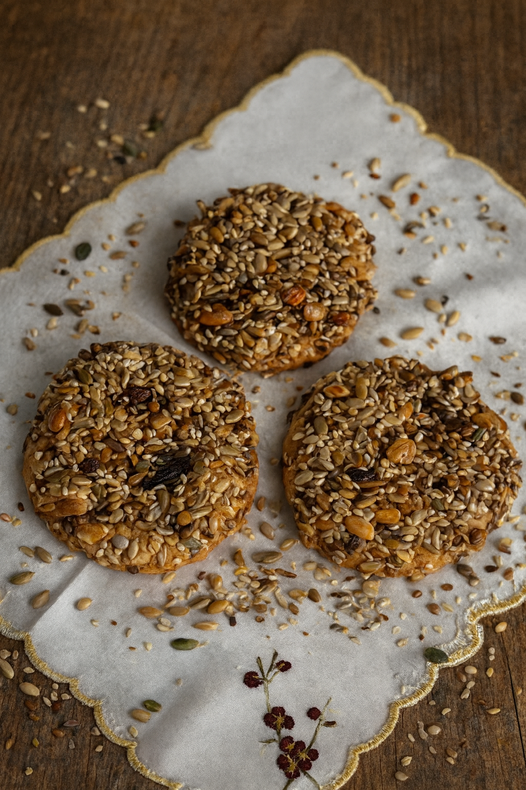 Biscuiți cu semințe și stafide - 0,45 kg