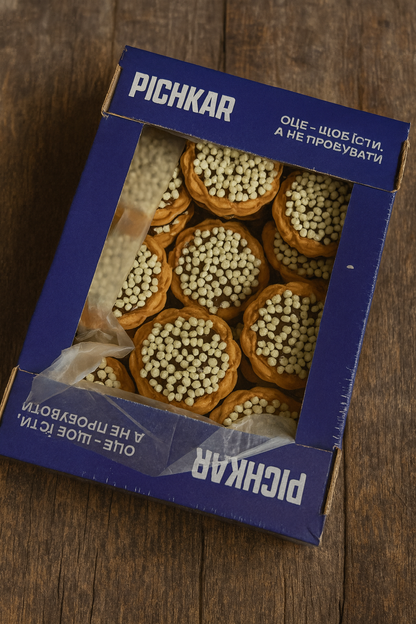 Biscuiți Zlata Toffy partial glazurați 450 gr.