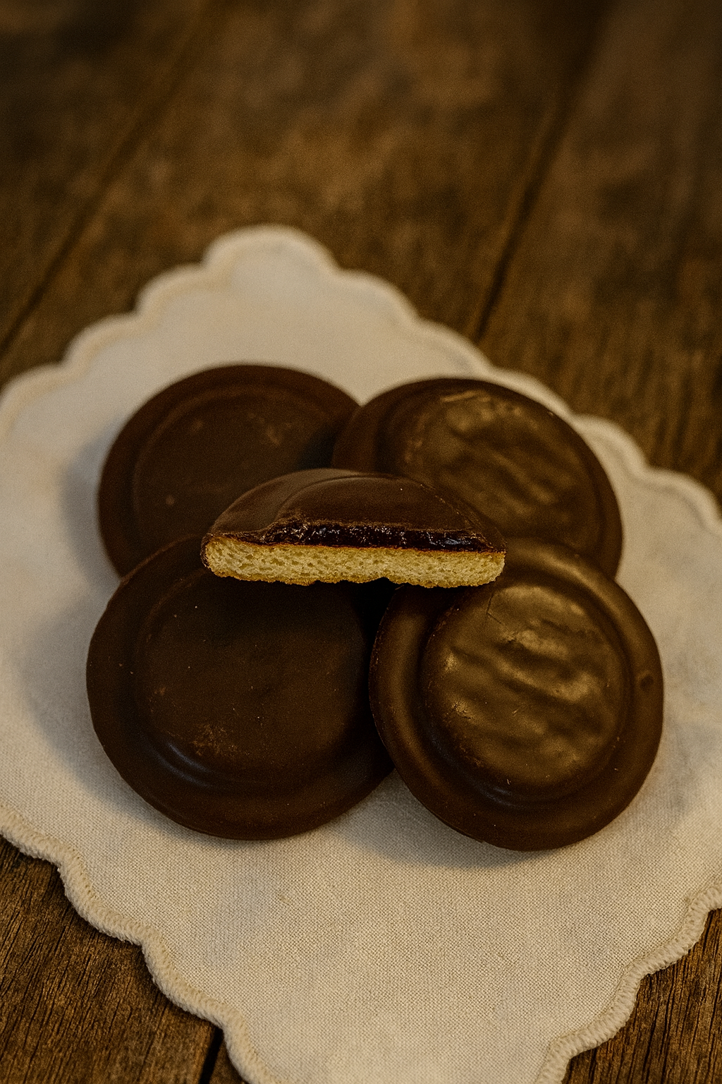 Biscuiți "Delicia" cu aromă de vișină - 1,0 kg