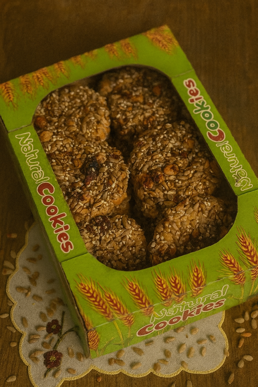 Biscuiți cu semințe și stafide - 0,45 kg