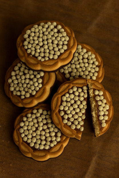 Biscuiți Zlata Toffy partial glazurați 450 gr.