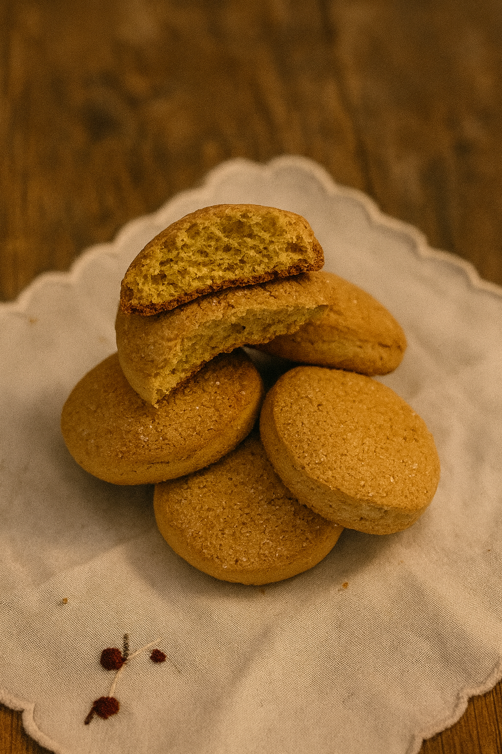 Biscuiți fragezi cu porumb 400 grame